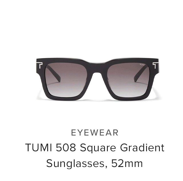 Eyewear: TUMI 508 Square Gradient Sunglasses, 52mm