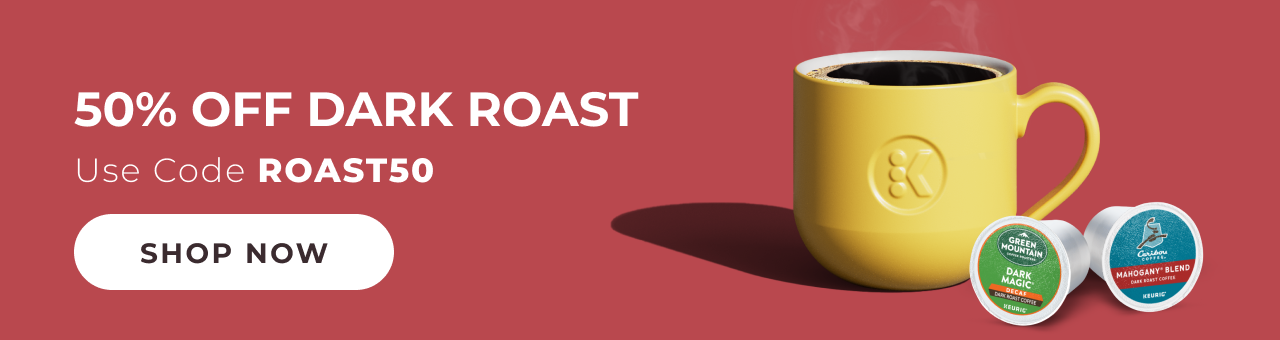 Get 50% off Dark Roast with code ROAST50