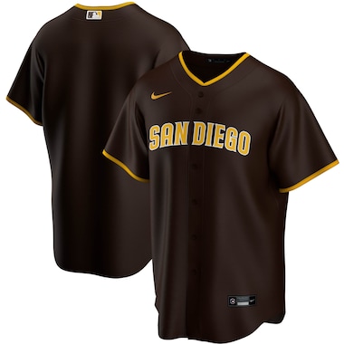  Nike Brown  Road Replica Team Jersey