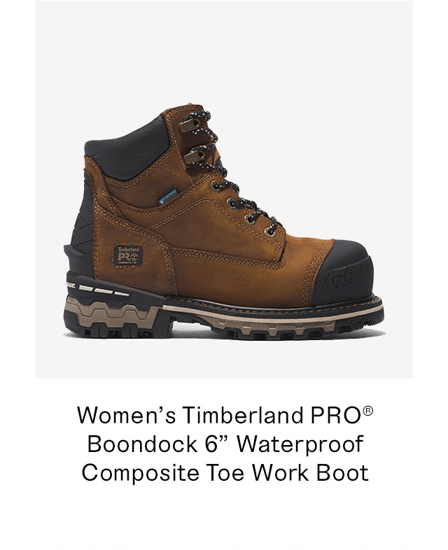 Women's Timberland PRO Boondock 6 Inch Waterproof Composite Toe Work Boot