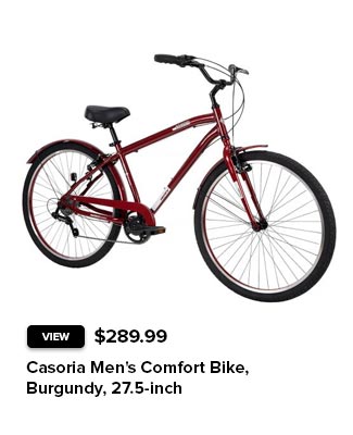 Casoria Men's Comfort Bike - Burgundy