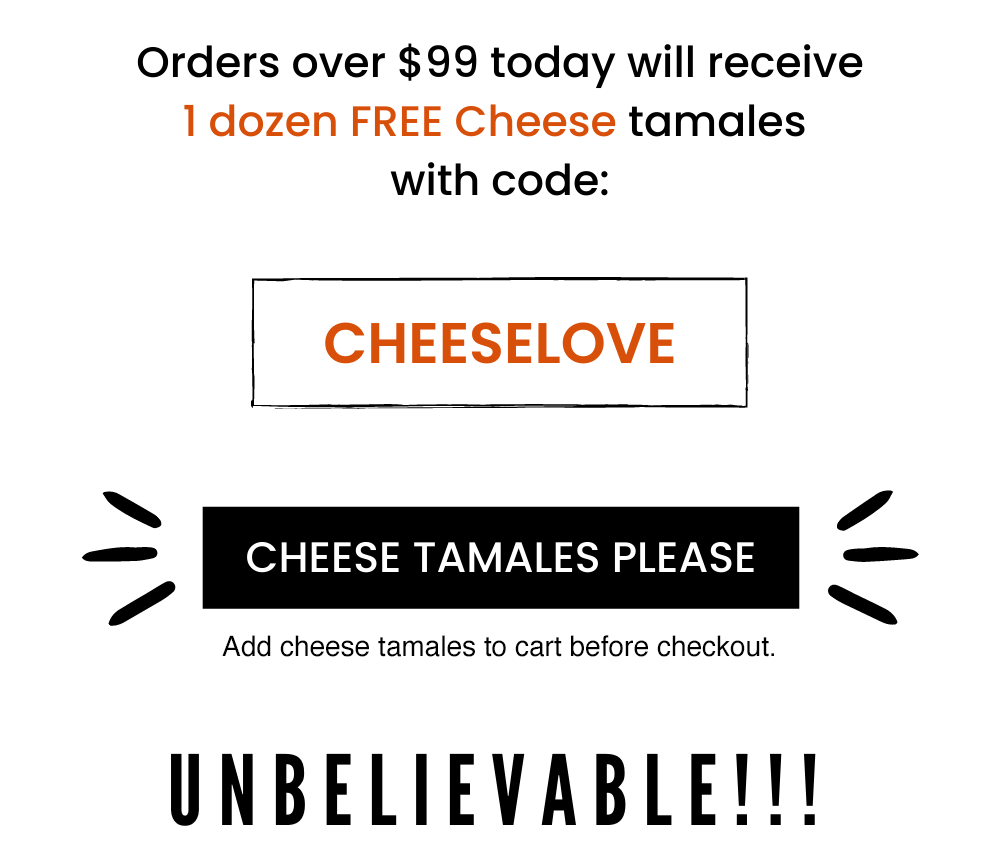 Use code: CHEESELOVE for your free dozen over $99.