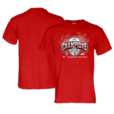  Blue 84  Red  2024 ACC  Basketball Conference Tournament Champions Locker Room T-Shirt