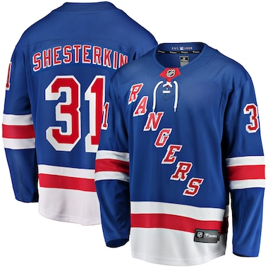  Fanatics Branded Igor Shesterkin Blue  Home Breakaway Player Jersey