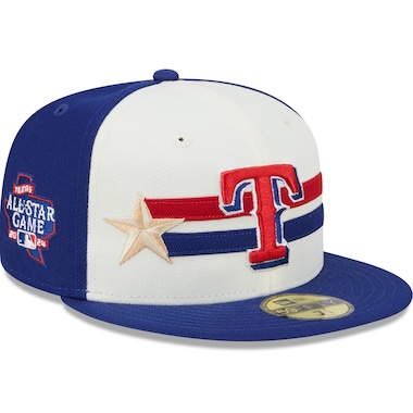  New Era  Cream/Royal  2024 MLB All-Star Game Workout 59FIFTY Fitted Hat