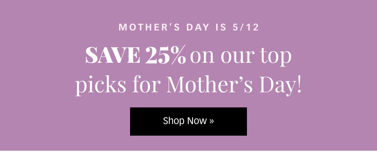 25% off Sitewide! Shop »