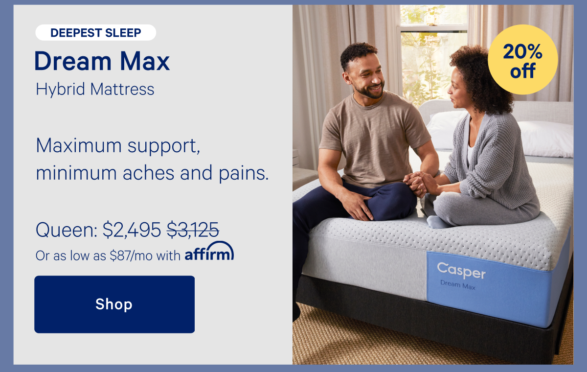 Dream Max Hybrid Mattress >> Shop >>