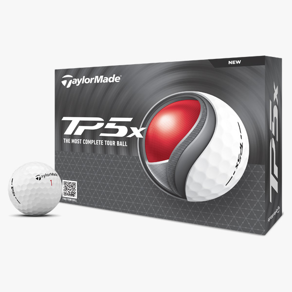 White TP5x Golf ball and packaging