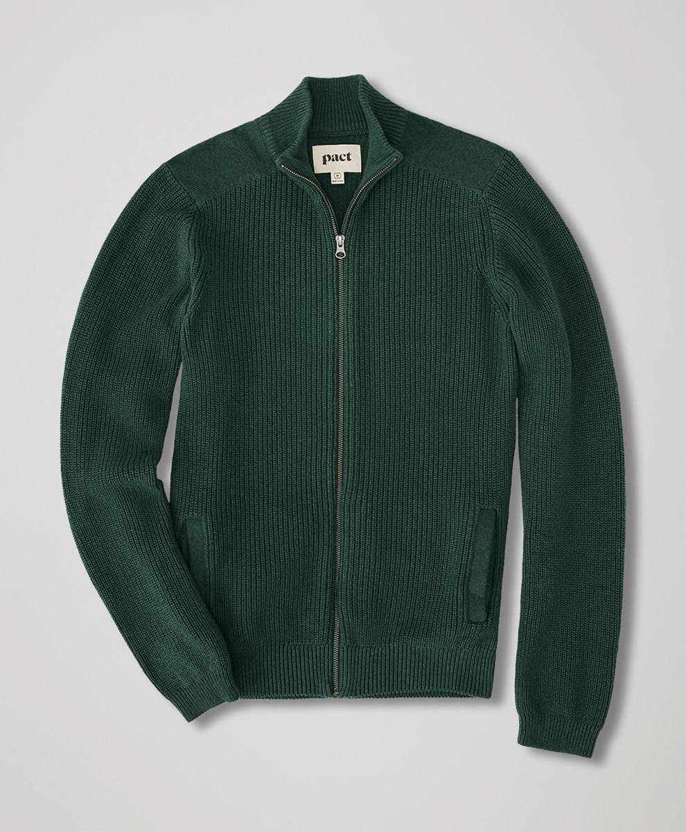 Image of Men's Modern Knit Zip Sweater