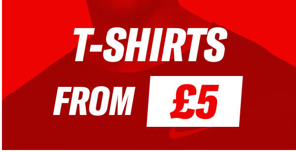 T-shirts from £5