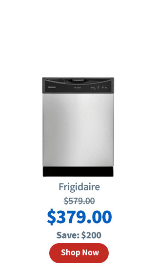 Frigidaire 60 dBA Front Control Dishwasher - Stainless Steel