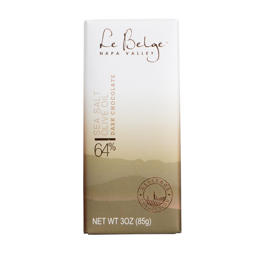 Image of Heritage | Olive Oil Sea Salt 64% Dark Chocolate Bar