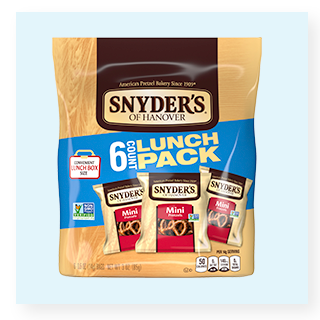 6-pk. of Snyder's of Hanover pretzels