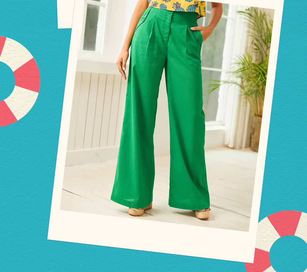 Lazy Afternoon Wide Leg Pants