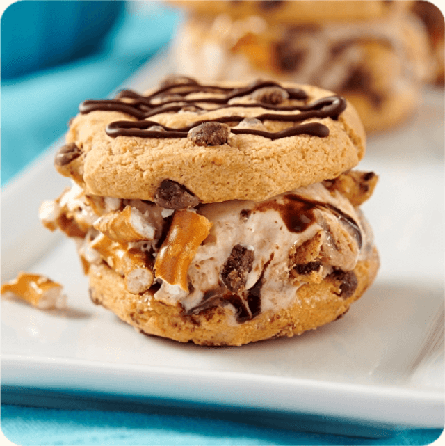 SWEET AND SALTY CHIPS AHOY! ICE CREAM SANDWICHES