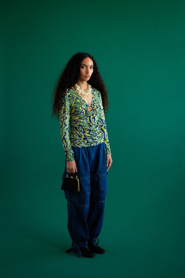 Image of amara pant in marisol denim