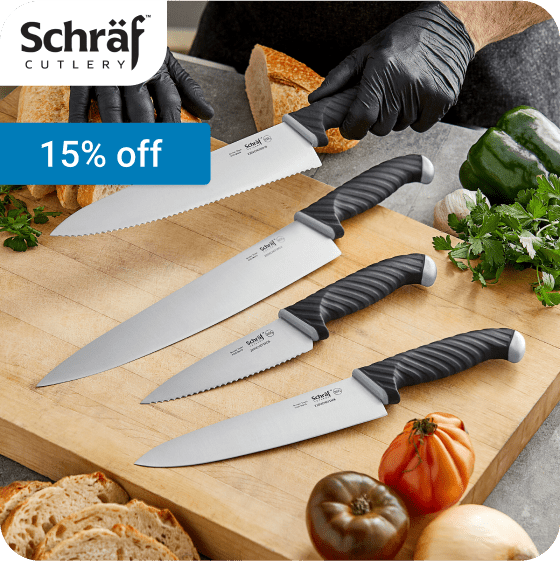 15% off Schraf Knives