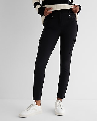 high waisted cargo skinny pant