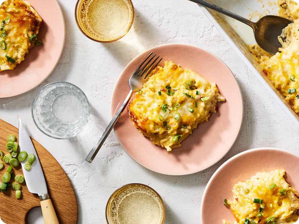 Cheesy Hashbrown Breakfast Bake