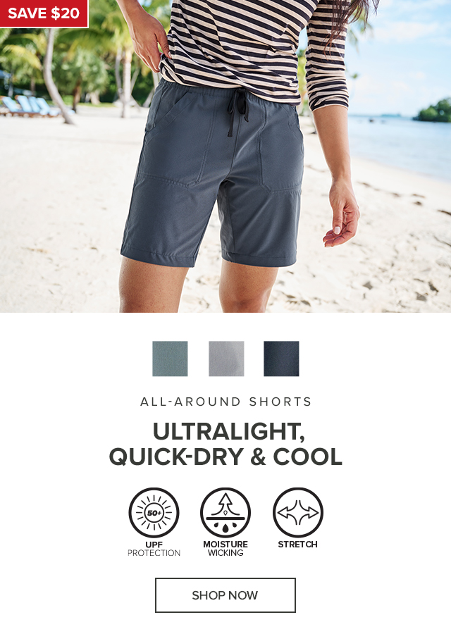 All-Around 8in Shorts Ultralight, Quick-Dry & Cool