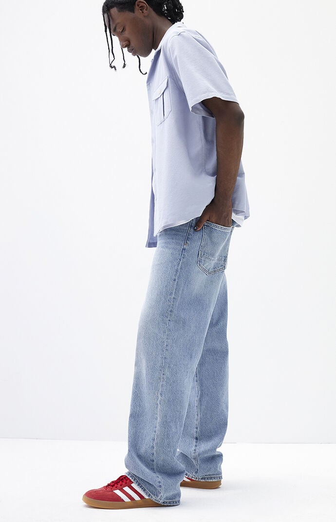 Image: Medium Indigo Baggy Jeans