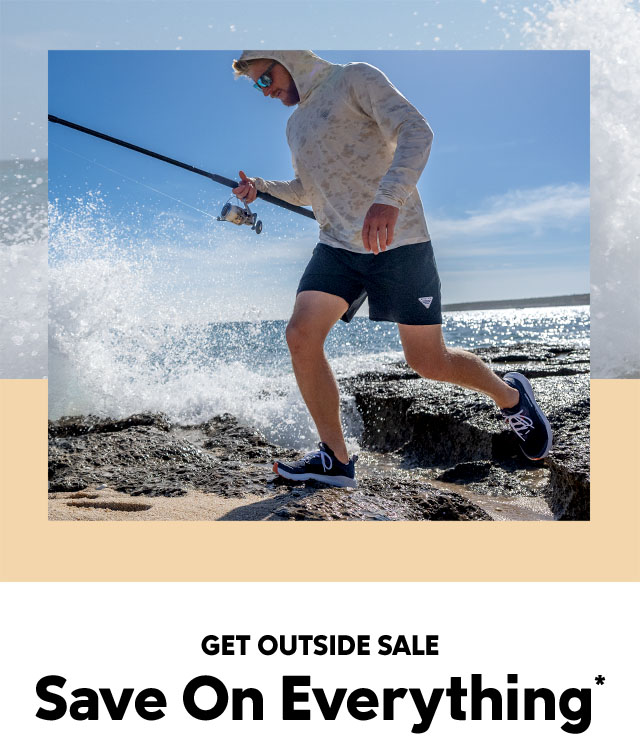 Man in Columbia PFG casting a rod. Get Outside Sale. Save on everything. 