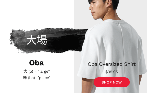 Oba oversized shirt