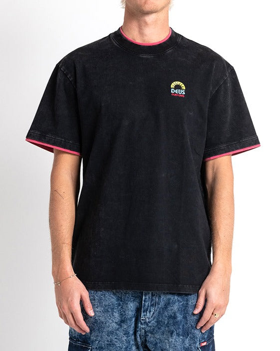 Image of Double Up Tee - Anthracite