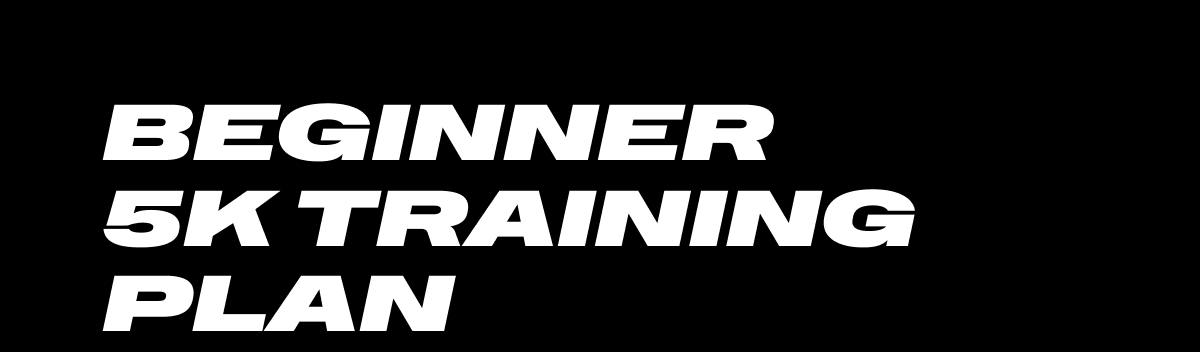 Beginner 5K training plan