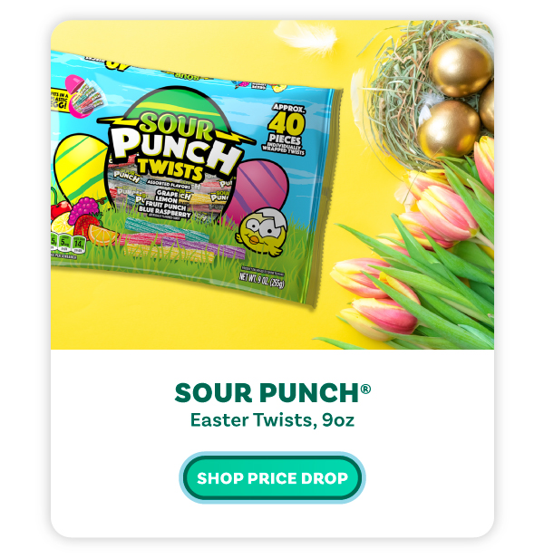 Sour Punch Easter Twists 9oz Bag - Shop >>