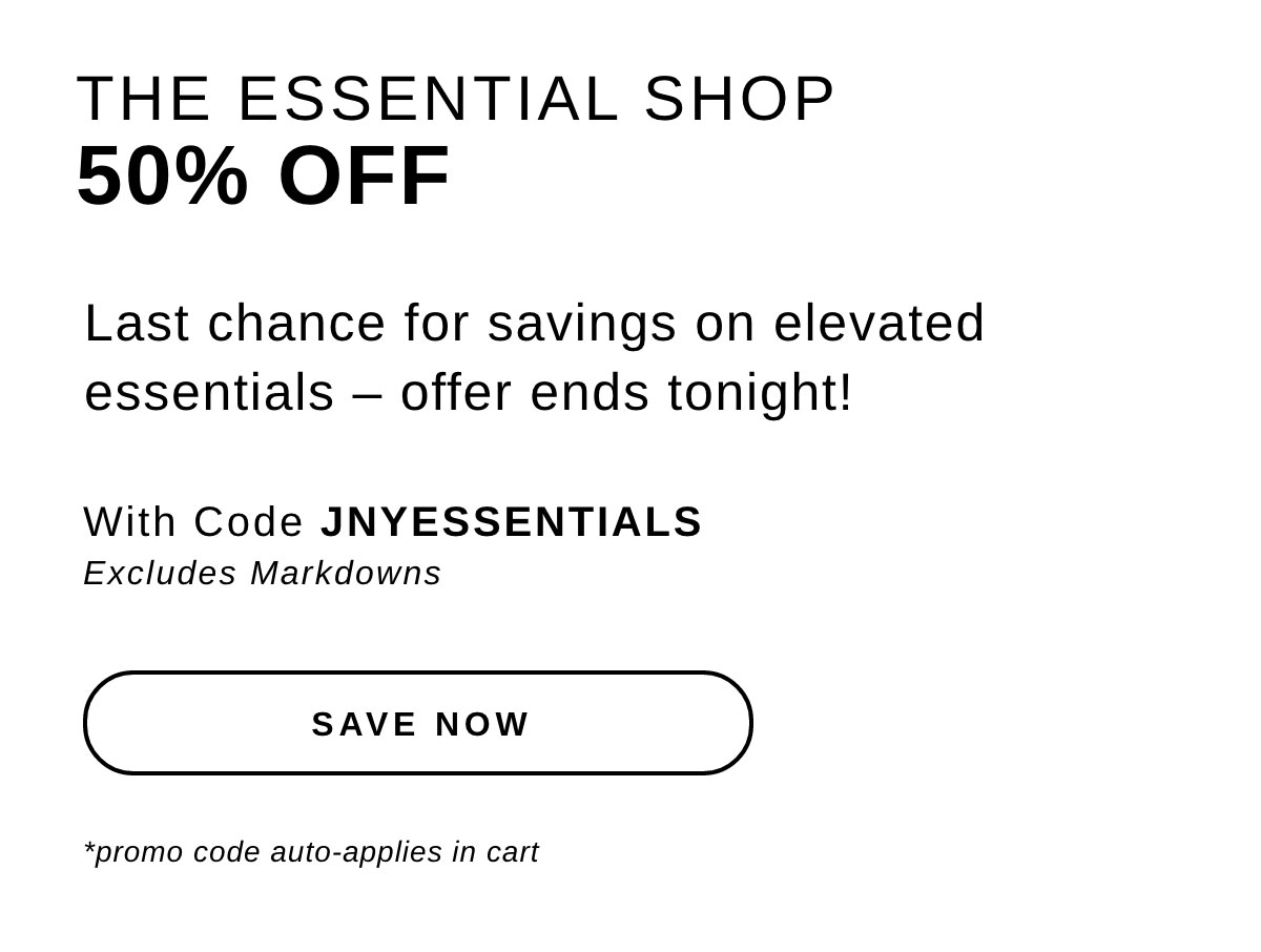 THE ESSENTIAL SHOP 50% OFF | SAVE NOW