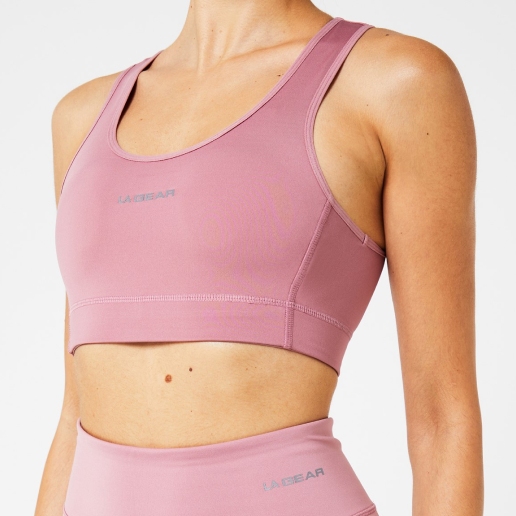 LA Gear Mid Support Sports Bra Womens