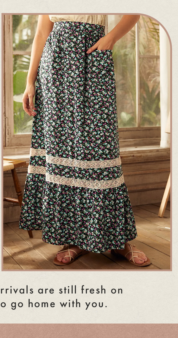 Field of Dreams Maxi Skirt