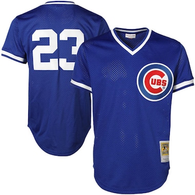 Mitchell & Ness Ryne Sandberg  Cooperstown Authentic Collection Throwback Replica Jersey - Royal Blue