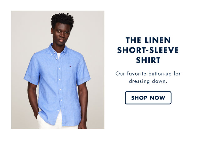 The linen short-sleeve shirt Our favorite button-up for dressing down. Shop now                                         