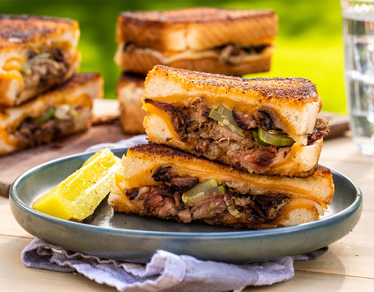 image of the Pulled Pork Grilled Cheese