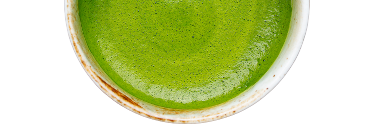 Cup of matcha tea.