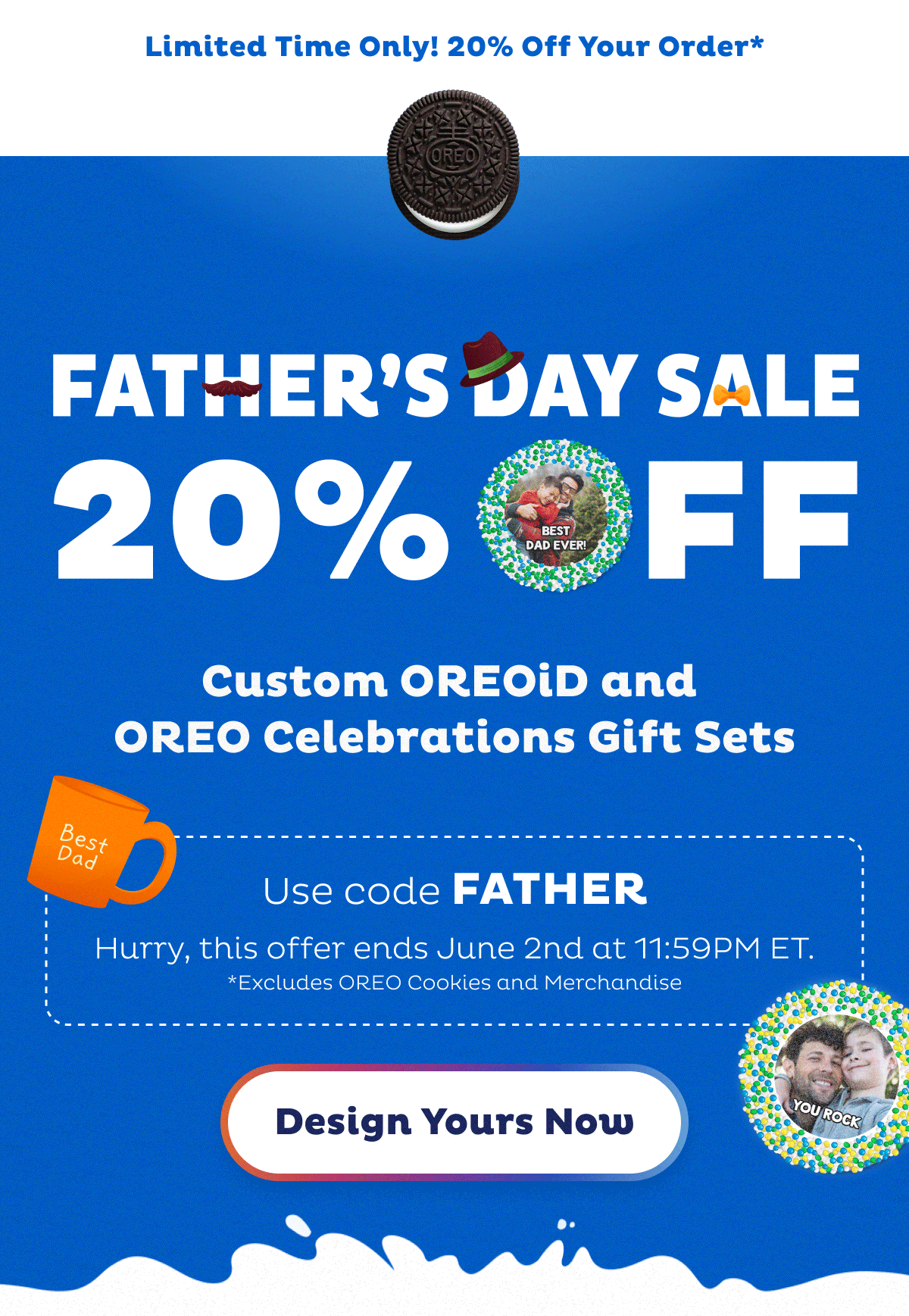 Shop 20% Off OREOiD and Celebration Gift Sets for Father's Day