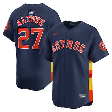  Nike Jose Altuve Navy  Alternate Limited Player Jersey