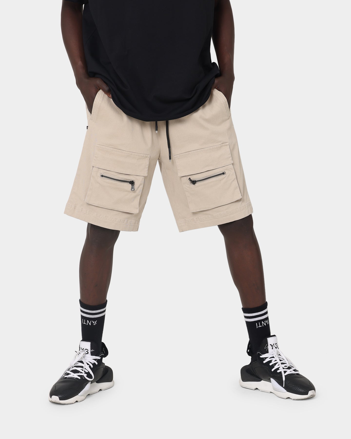 Image of The Anti Order Centurion Cargo Shorts Bone