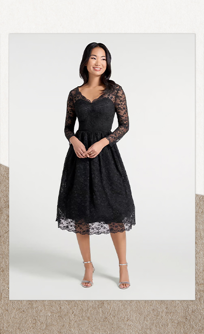 Dramatic Performance Lace Dress