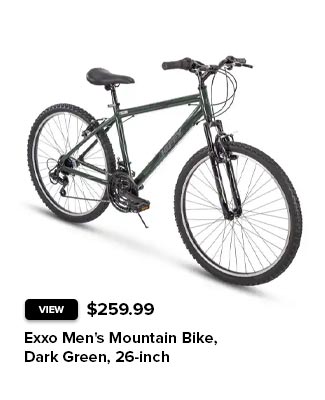 Exxo Men's Mountain Bike - Dark Green