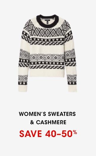 WOMEN'S SWEATERS & CASHMERE