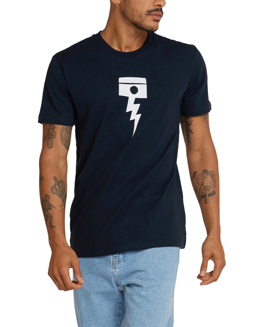 Image of Pisstin Tee - Navy