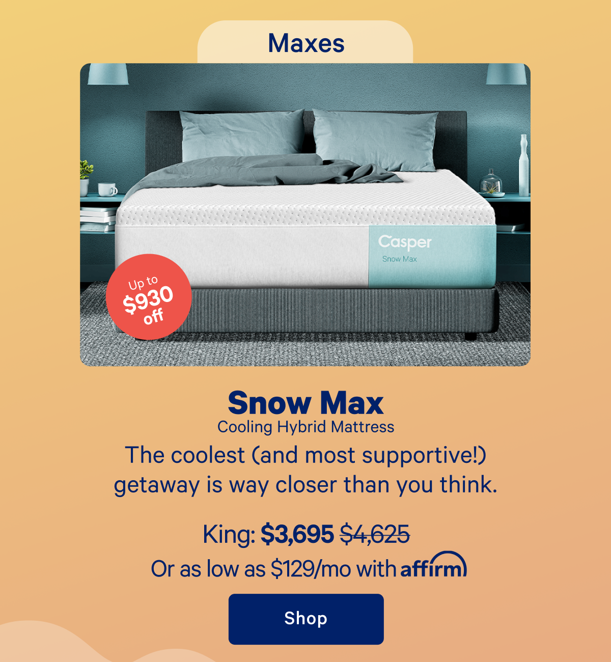 Snow Max Cooling Hybrid Mattress >> Shop >>