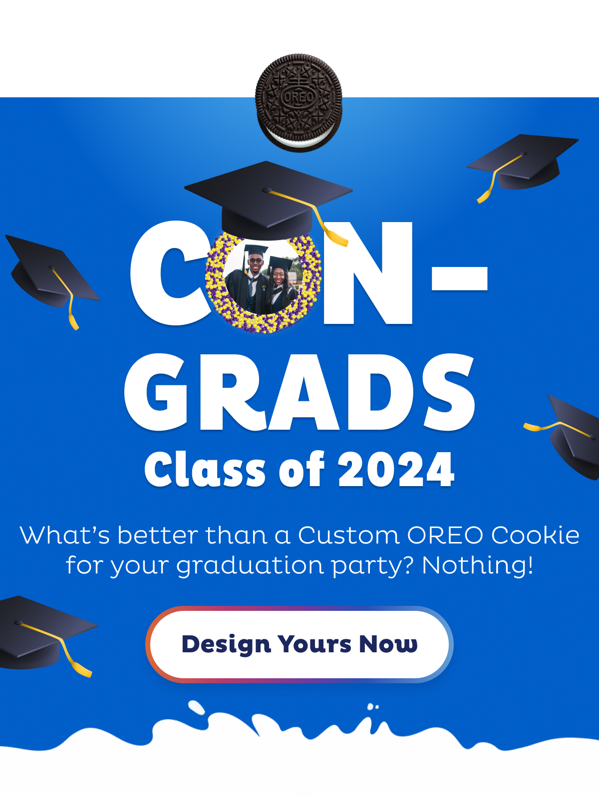 Design a Custom OREO Cookie for your graduation party!