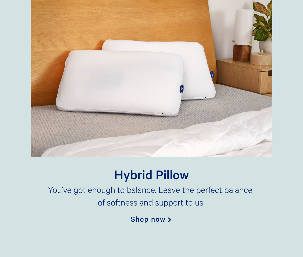 Hybrid Pillow >> Shop now >>