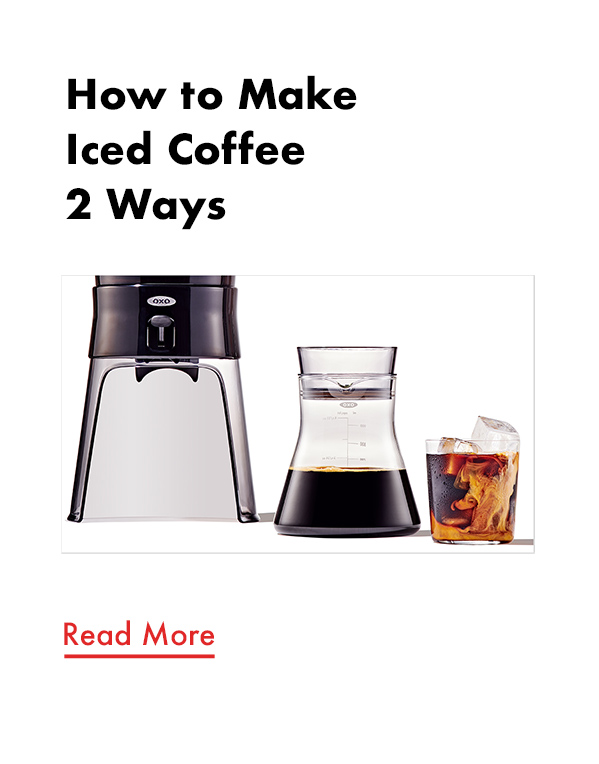 How to make iced coffee 2 ways