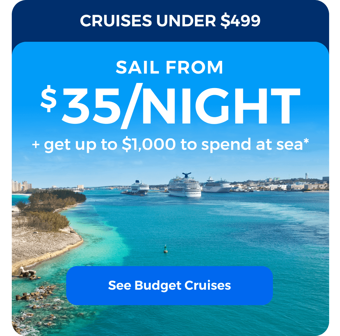 Cruises under $499