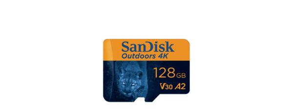 SanDisk Outdoors™ 4K microSDXC™  UHS-I Card